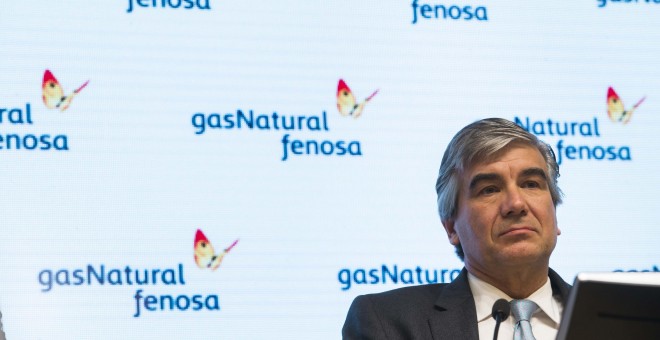 El nuevo presidente ejecutivo de Gas Natural Fenosa, Francisco Reynés, en la presentación de resultados 2017.