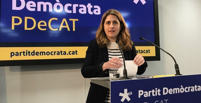 La coordinadora general del PDeCAT, Marta Pascal. / Europa Press