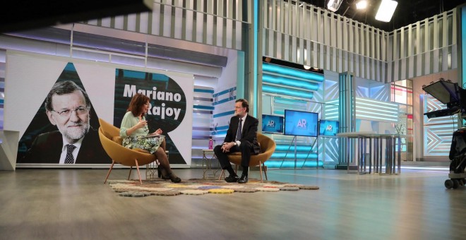 Mariano Rajoy en 'El programa de Ana Rosa'. TWITTER/@marianorajoy