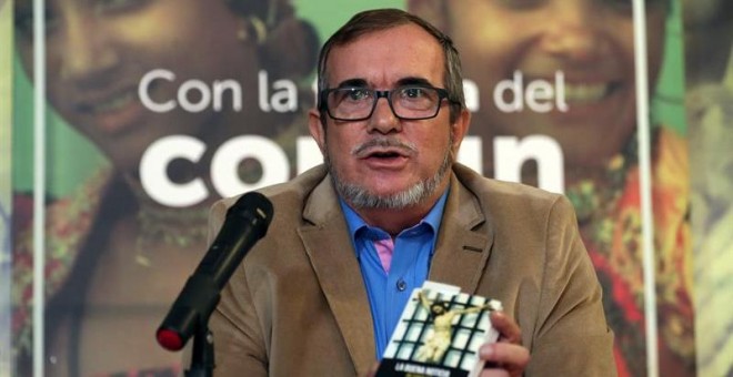 Rodrigo Londoño, Timochenko, candidato de las FARC a la Presidencia de Colombia. / MAURICIO DUEÑAS (EFE)