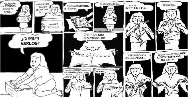 Viñetas del cómic 'Quiéreme bien'.- ASTIBERRI