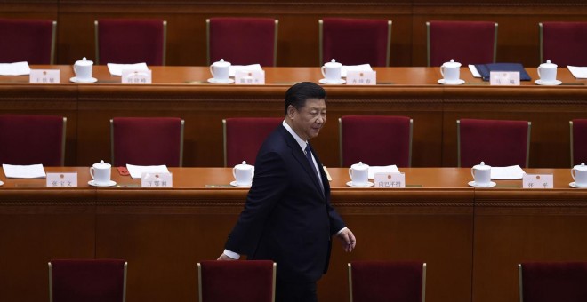 Xi Jinping hace acto de presencia en la Asamblea Nacional Popular de China.- AFP