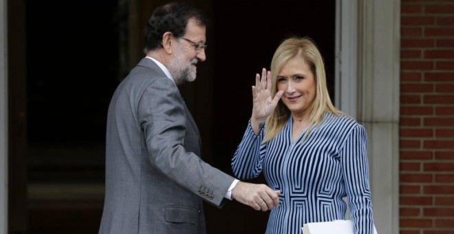 Mariano Rajoy y Cristina Cifuentes. EFE/Archivo