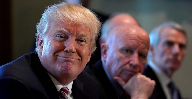 Trump quiere establecer políticas de proteccionismo siguiendo con su planteamiento de 'America, first'. Kevin Lamarque (REUTERS)