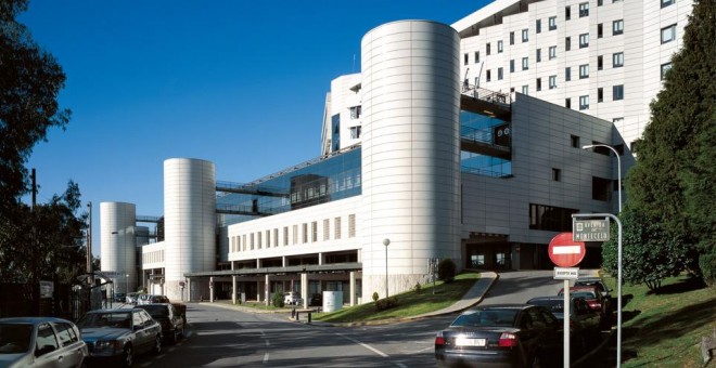 Complejo Hospitalario de Pontevedra, conocido también como Hospital de Montecelo.