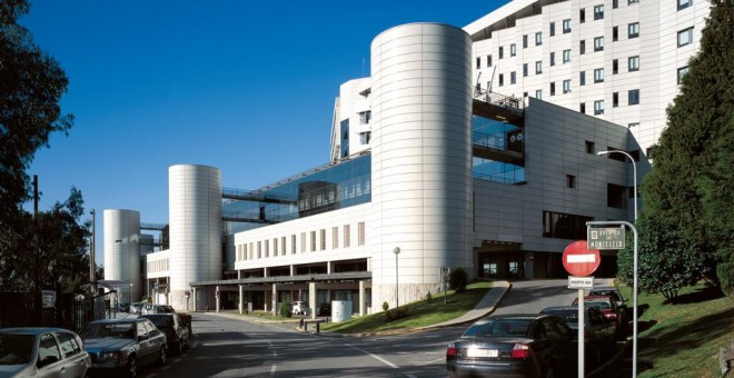 Complejo Hospitalario de Pontevedra, conocido también como Hospital de Montecelo.