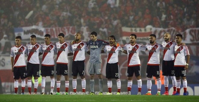Jugadores del River Plate. REUTERS