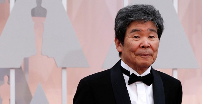 Isao Takahata, en los Oscar de 2015. REUTERS