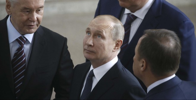 El presidente ruso, Vladimir Putin, el pasado jueves en Moscú. / REUTERS