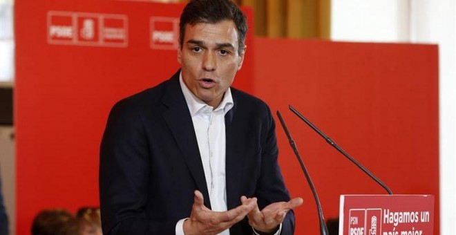 El secretario general del PSOE, Pedro Sánchez.- EFE