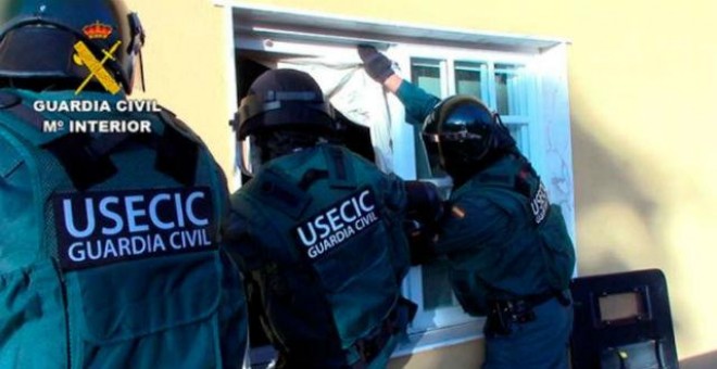 Imagen de archivo de una operación antidroga de la Guardia Civil.