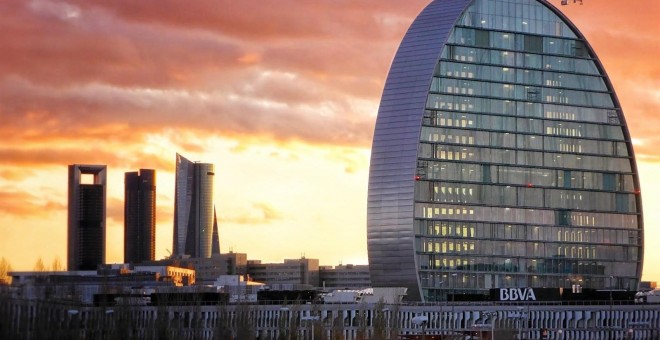La Vela, edificio de BBVA en Madrid. E.P.