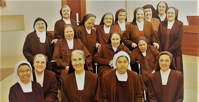 Las Carmelitas Descalzas de Hondarribia se suman a la indignación por la sentencia de 'La Manada'. / Facebook