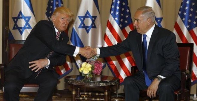 Trump y Netanyahu, en febrero del 2017, en su primer encuentro. EFE