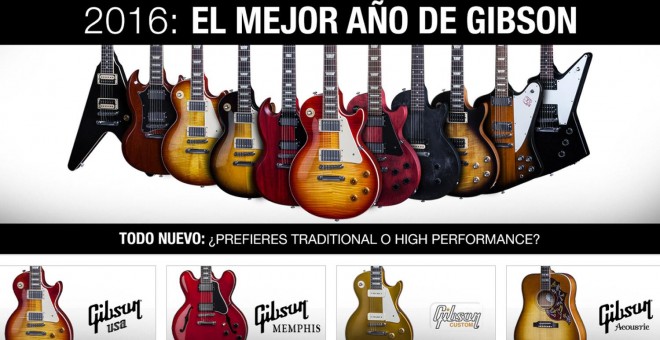 Imagen que abre la página web http://www.gibson.com/