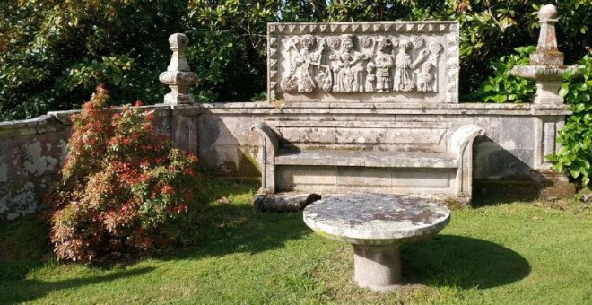 Jardines del Pazo de Meirás, en la localidad coruñesa de Sada.