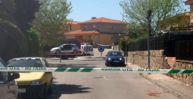 Calle de Las Ventas de Retamosa, donde se produjo el tiroteo. / EP