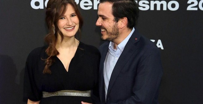 Alberto Garzón y Anna Ruiz en los Premios Ortega y Gasset de Periodismo / EUROPA PRESS