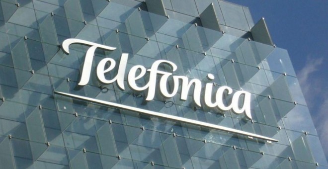 Sede de Telefónica, en Madrid. EFE