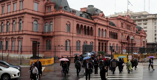 La Casa Rosada, en Buenos Aires, la sede de la Presidencia de Argentina. REUTERS/Marcos Brindicci