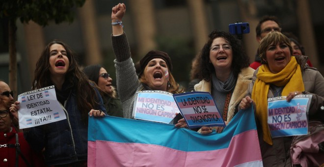Manifestación en favor de los derechos de las personas transgénero. REUTERS/Archivo