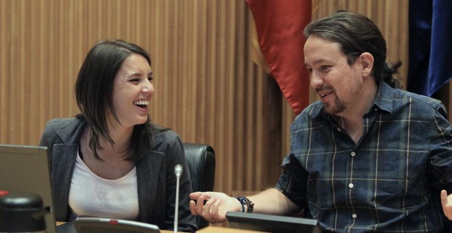 Irene Montero y Pablo Iglesias en una imagen de archivo. - EFE