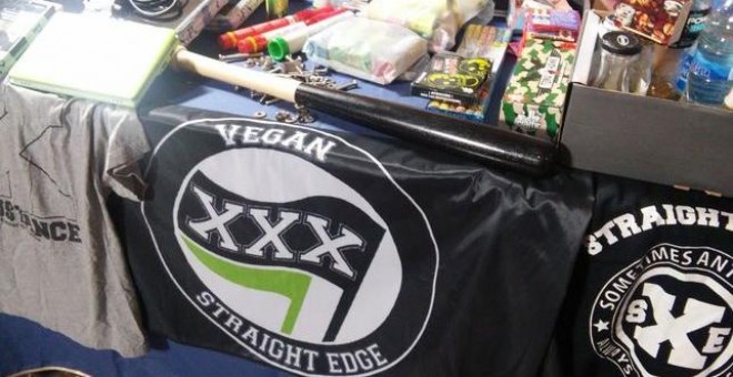 Imagen difundida por la Policía Nacional el día de la detención de los miembros de Straight Edge