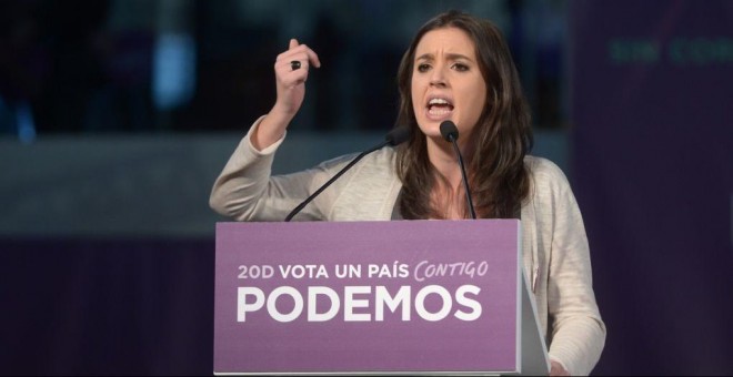 La portavoz de Unidos Podemos, Ierene Montero. EFE/Archivo
