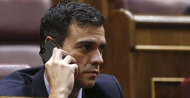 Pedro Sánchez, en el Congreso de los Diputados. EFE/Archivo