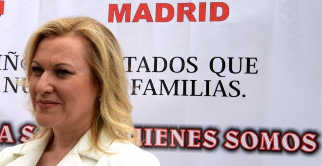 Inés Madrigal, presidenta de la Asociación de Bebés Robados de Murcia. AFP/Dominique Faget