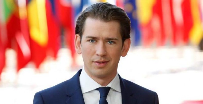 El canciller austriaco, Sebastian Kurz. (JULIEN WARNAND | EFE)