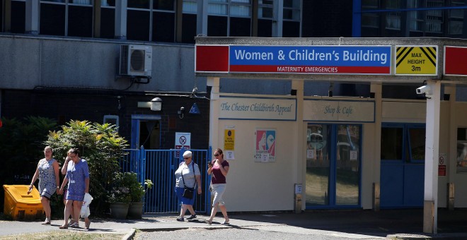 Unidad de maternidad e infantil del Hospital de la Condesa de Chester, al norte de Inglaterra. / Reuters