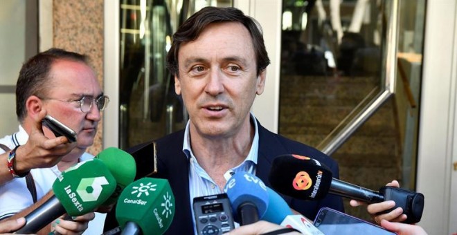 El portavoz el PP en el Congreso, Rafael Hernando.- EFE/ Carlos Barba