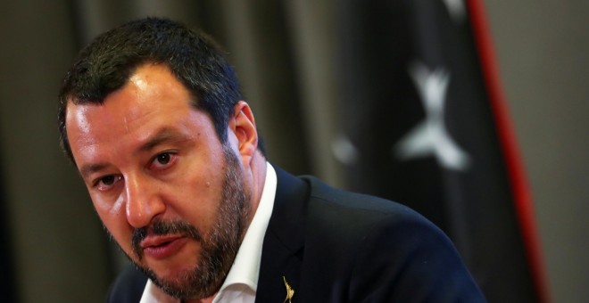 El ministro de Interior italiano, Matteo Salvini. -REUTERS