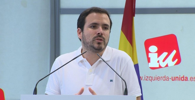 El coordinador federal de IU, Alberto Garzón. / Europa Press