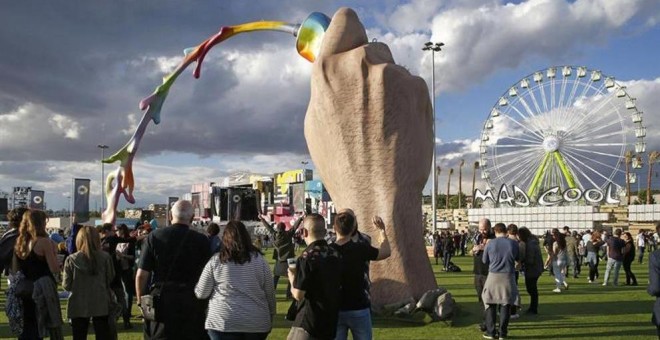 Imagen del interior del recinto en Valdebebas.- EFE