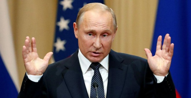 Putin, este lunes en Helsinki. REUTERS/Grigory Dukor