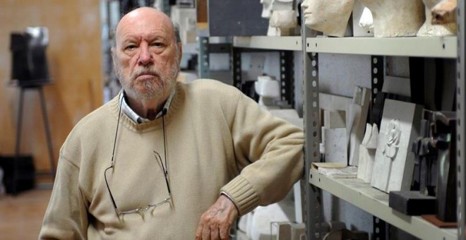 José Luis Sánchez en su estudio, en una foto de archivo | Foto: EFE