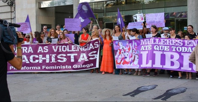 21/08/2018 Manifestación en A Coruña contra la contra la violencia machista. JUAN OLIVER