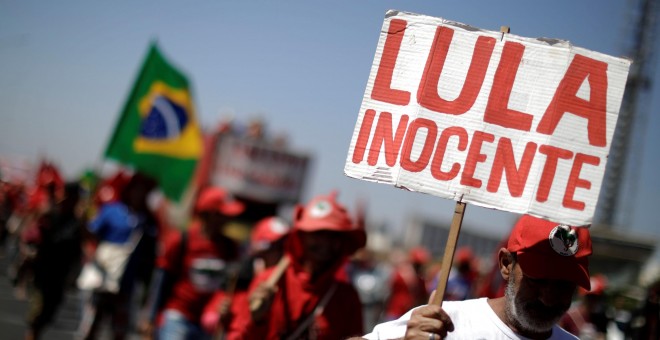 Partidarios de la libertad de Lula da Silva/Reuters