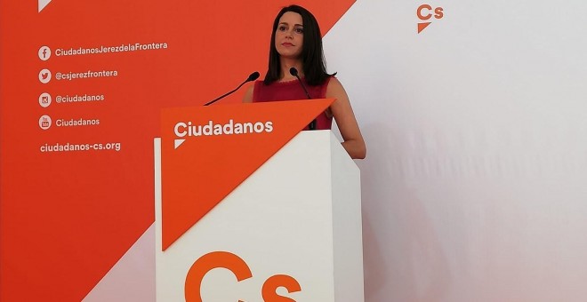 La líder de Ciudadanos en Cataluña, Inés Arrimadas. EUROPA PRESS