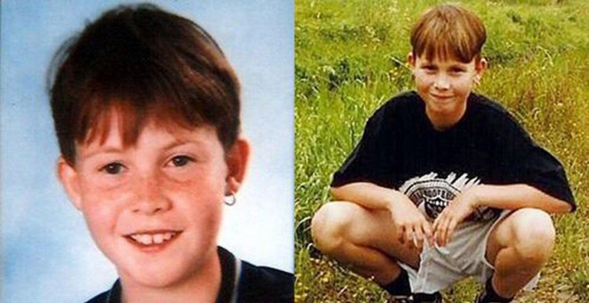 Combo de fotografías facilitada por la policía de la localidad holandesa de Limburg, que muestra al joven Nicky Verstappen, asesinado durante un campamento de verano en 1998. EFE