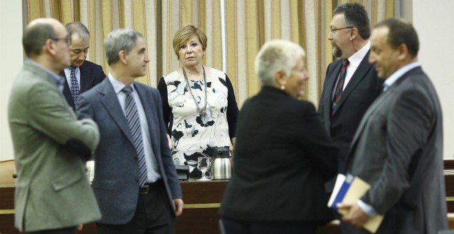 Celia Villalobos en el Congreso.