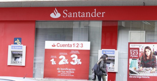 Sucursal del banco Santander. EUROPA PRESS/Archivo