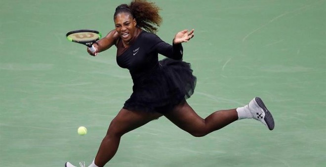 Serena Williams, con tutú, tras el veto a su traje posparto. / EFE