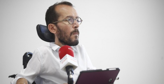 El secretario de Organización de Podemos, Pablo Echenique. EUROPA PRESS/Eduardo Parra