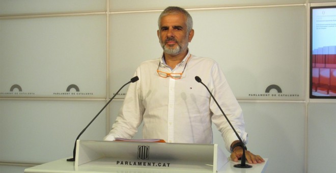 El portavoz de Cs en el Parlament, Carlos Carrizosa. / EP