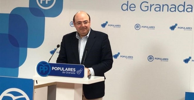 Sebastián Pérez, presidente del PP de Granada. / EP