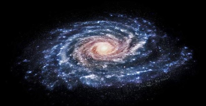 Ilustración de nuestra galaxia, la Vía Láctea. / ESA