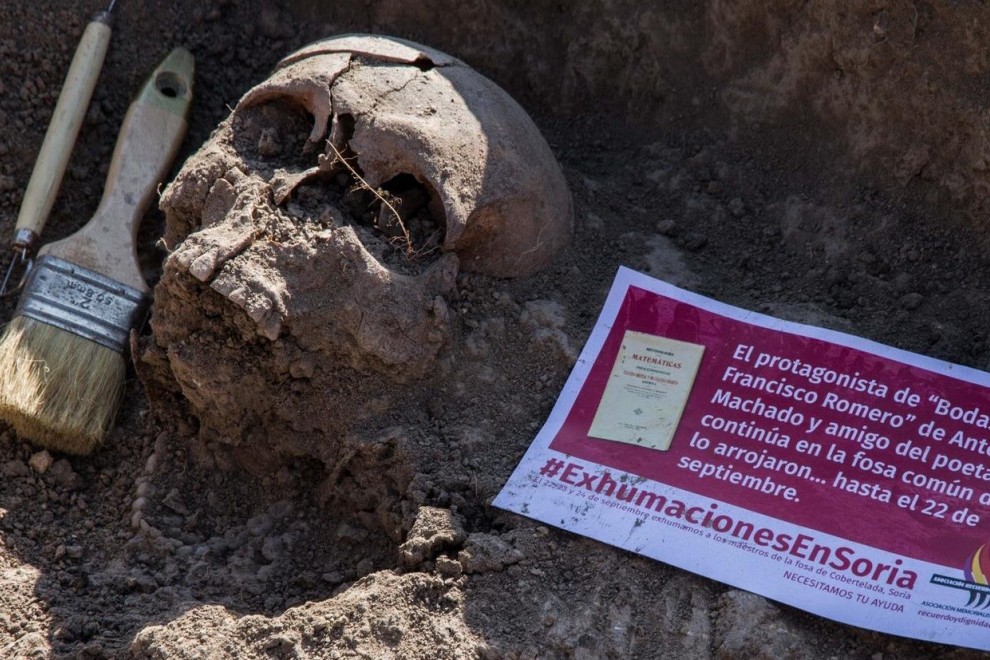 Exhumación de cinco maestros en Soria.- ARANZADI